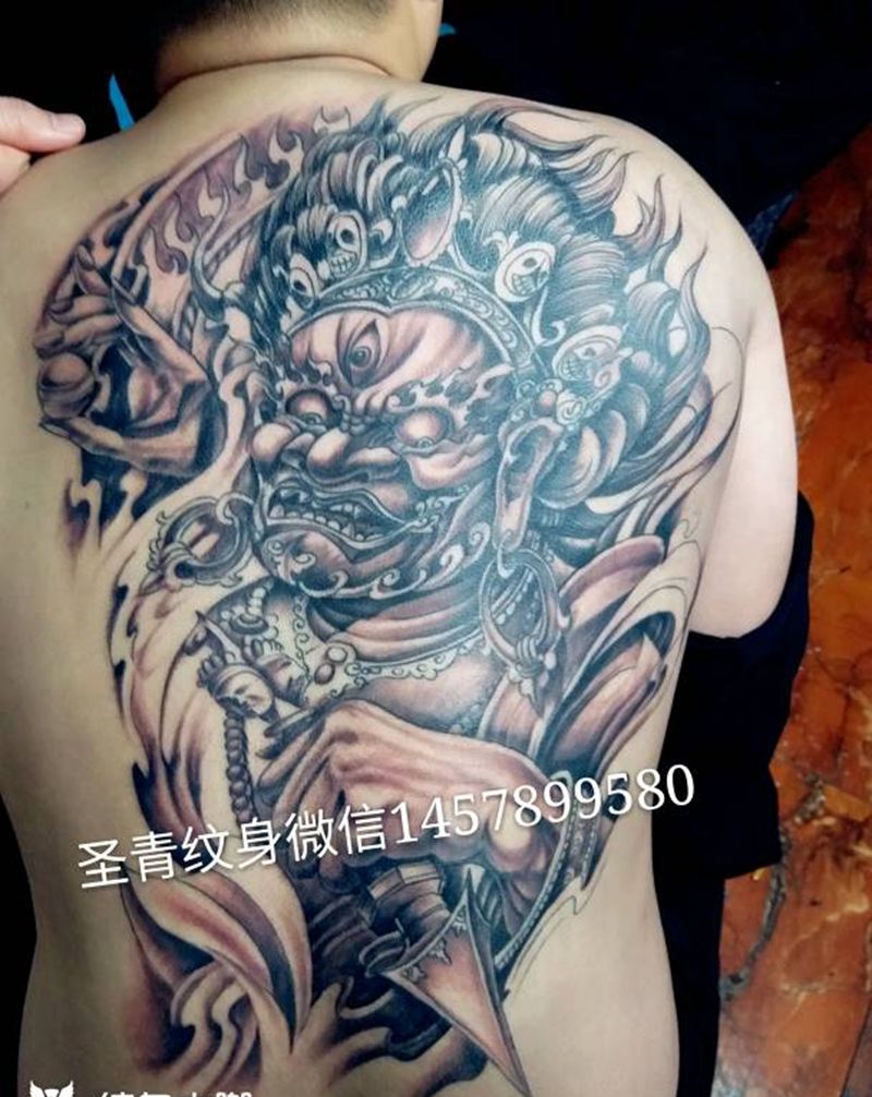 大黑天完成喜欢纹身图片