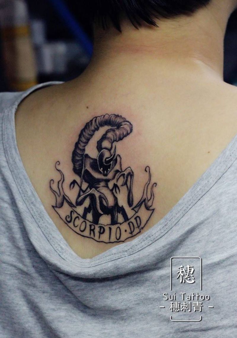 天蝎座纹身图片