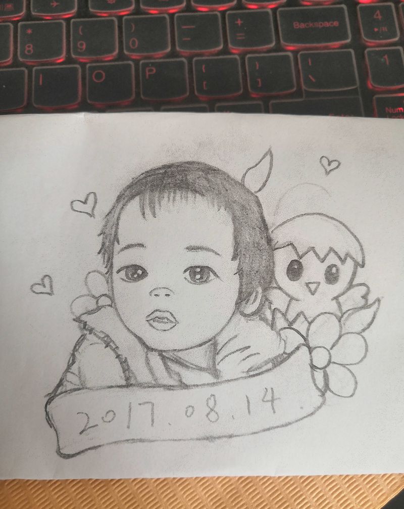 我的他。纹身图片_手臂纹身图案