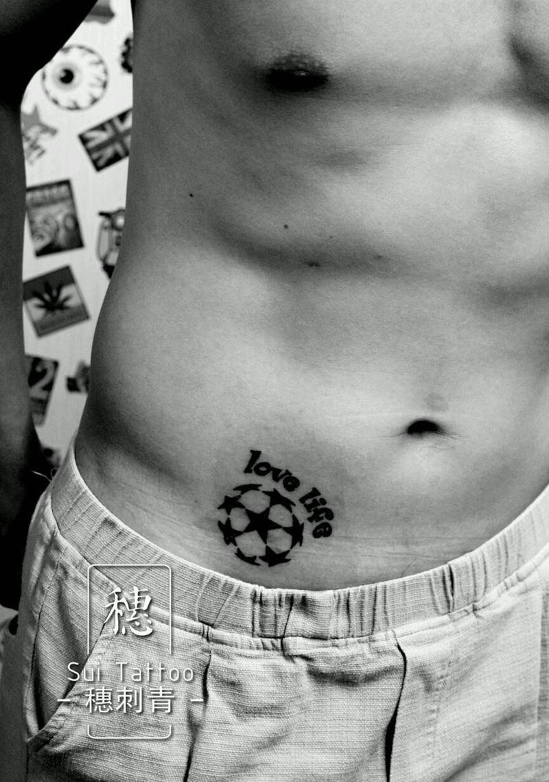 足球运动员纹身图片