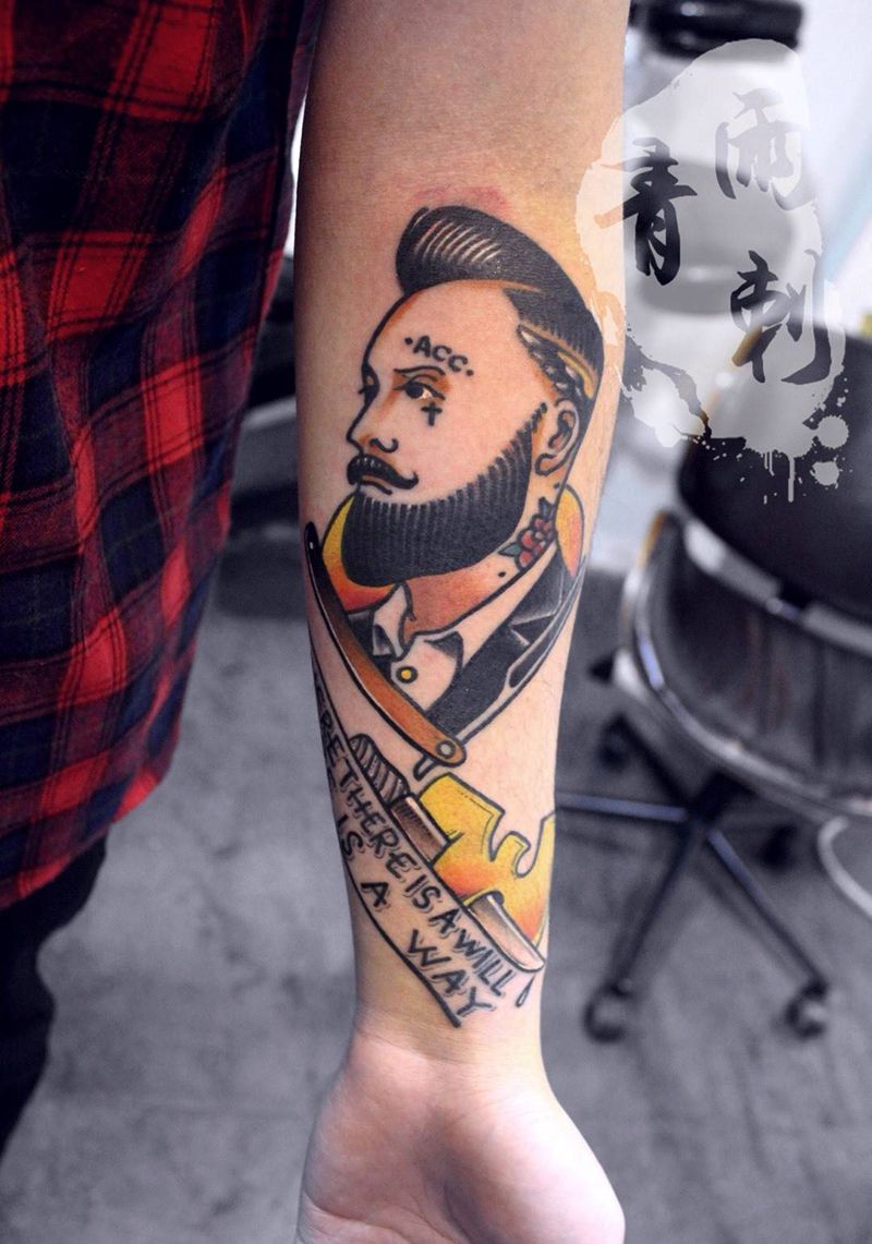 老欧美纹身图片_手臂Old School纹身图案