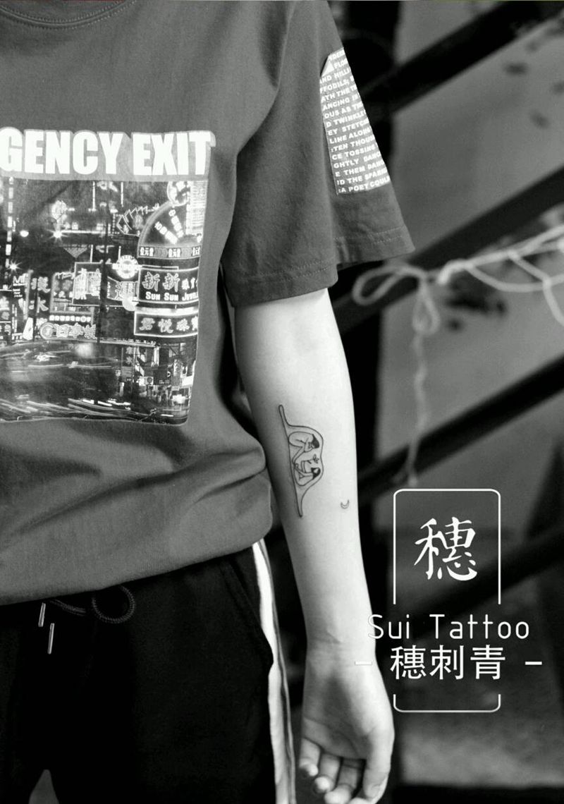 小王子的帽子纹身图片