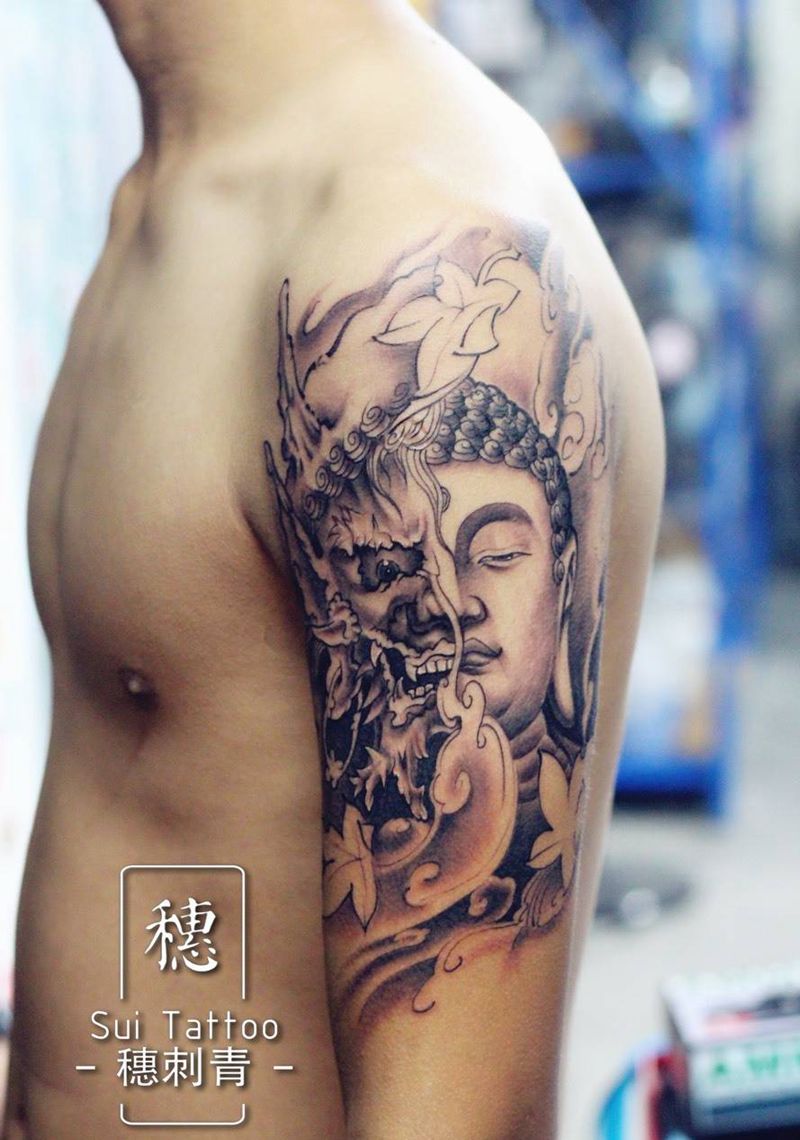 一念之间纹身图片