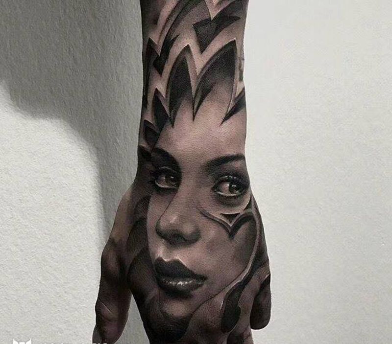 作品赏析 喜欢可约纹身图片