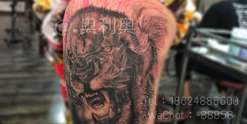 大西几 未完。。。纹身图片