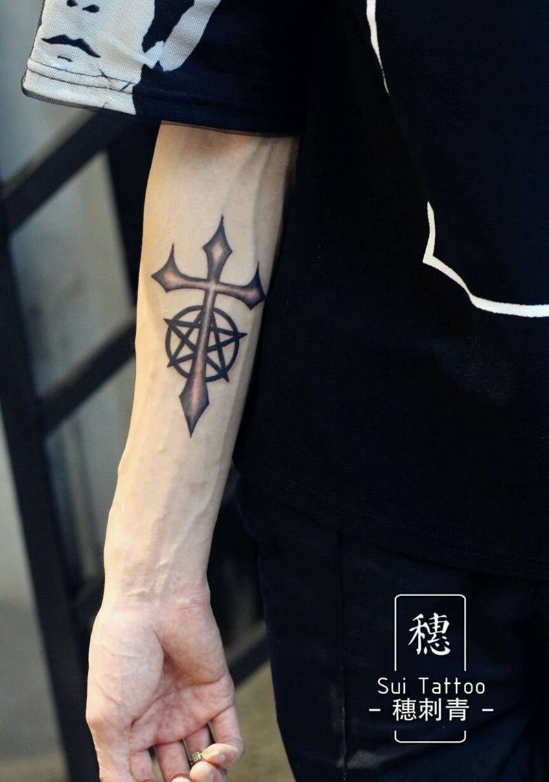 魔法阵纹身图片