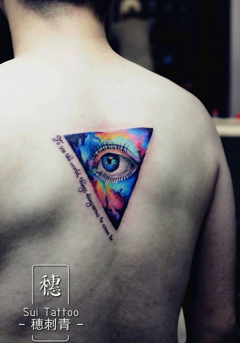 大眼儿纹身图片