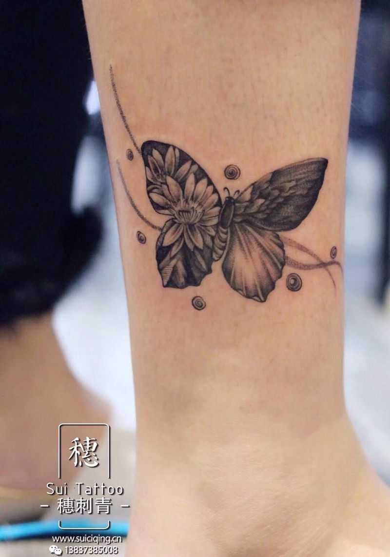 蝴蝶纹身图片