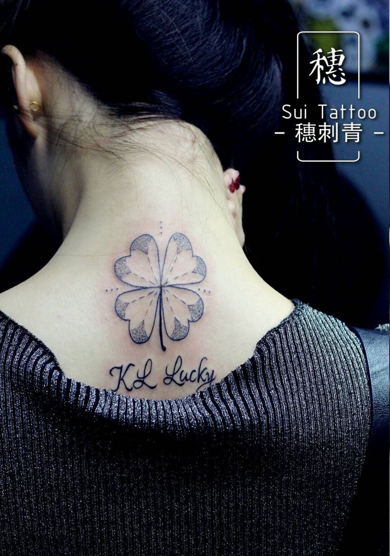 四叶草纹身图片