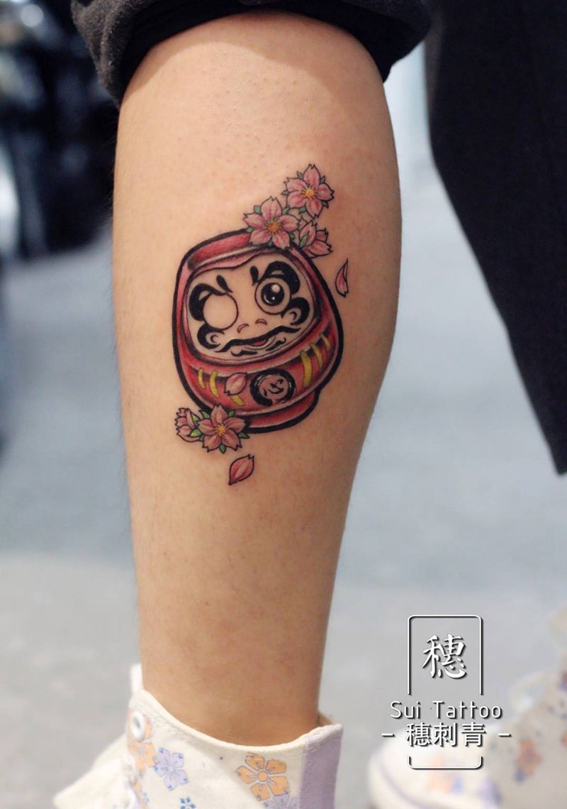 达摩蛋纹身图片