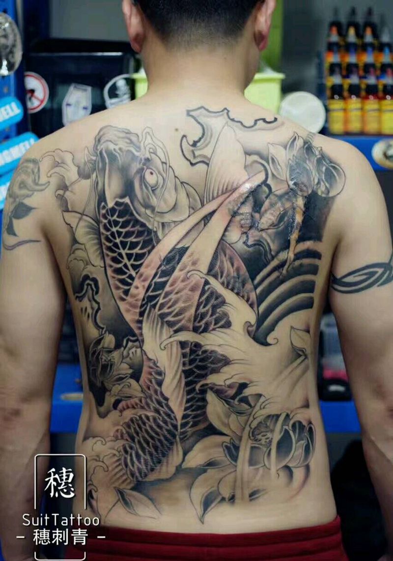 大鱼！纹身图片