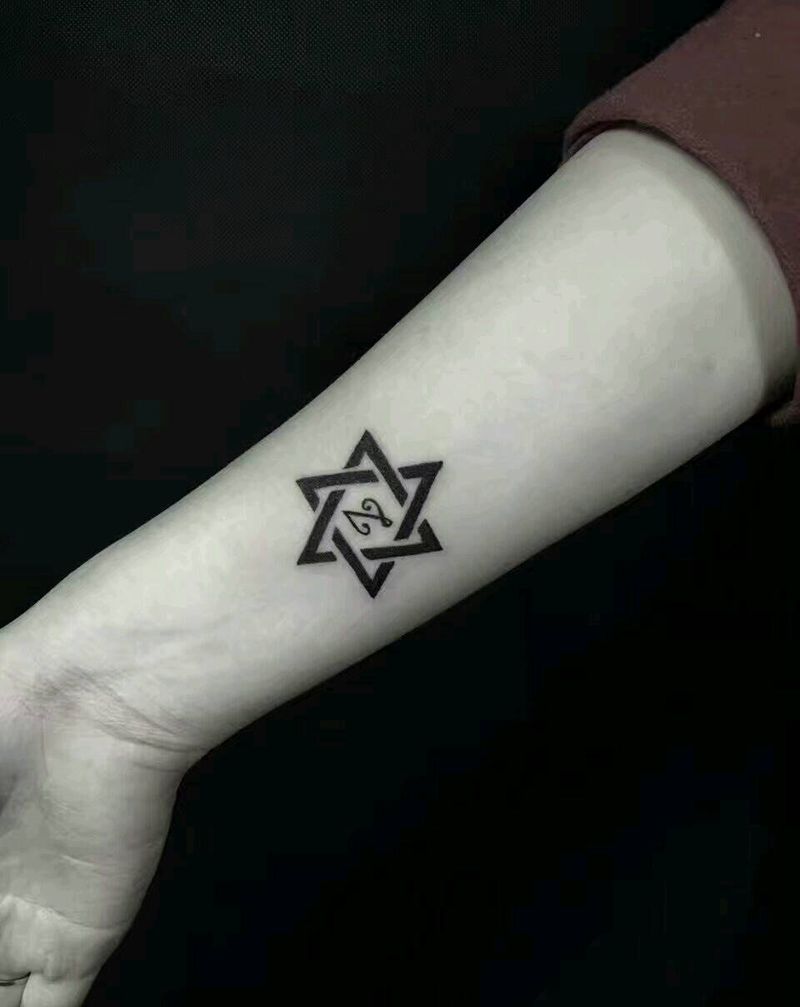 小星星纹身图片