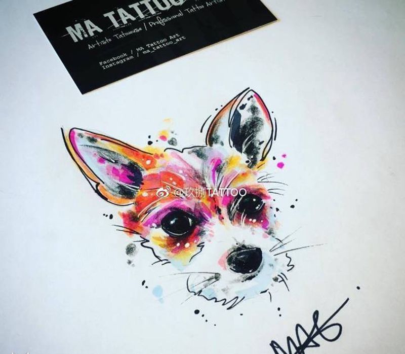 喜欢可约纹身图片