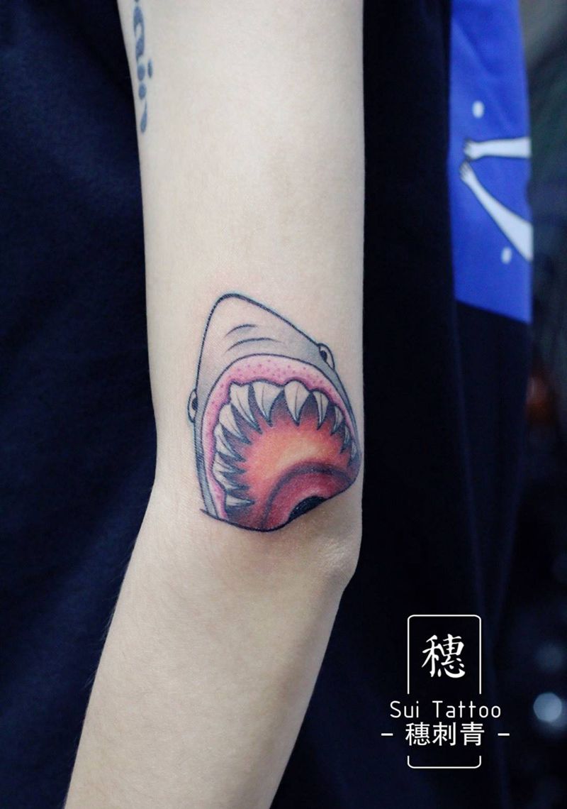小鲨鱼纹身图片