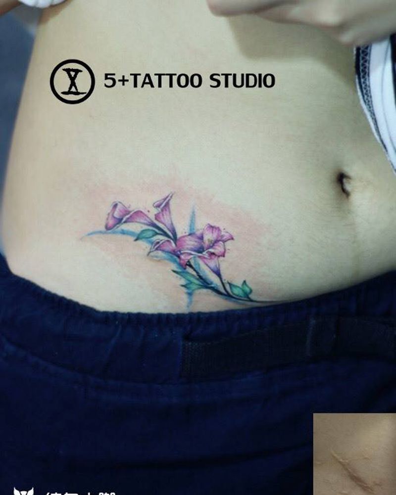 遮疤小能手纹身图片