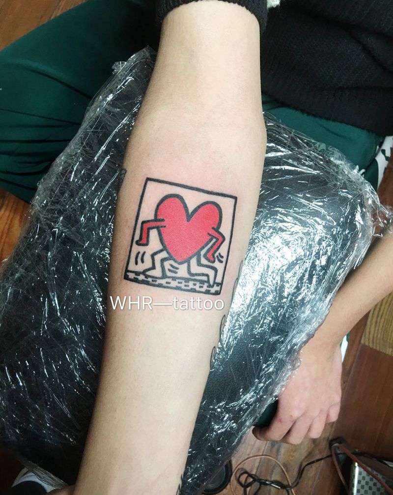 奔跑的心纹身图片