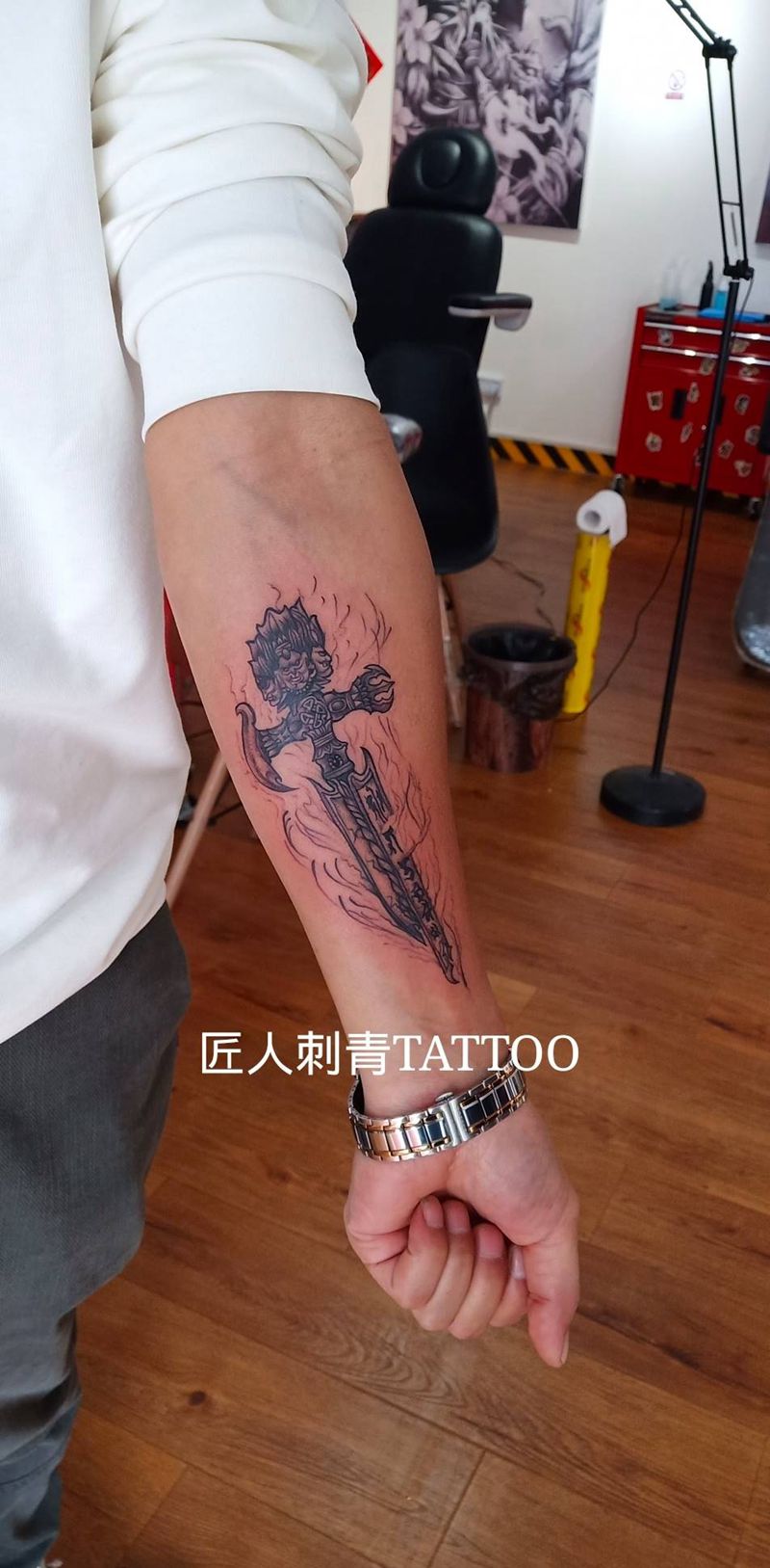 匠人刺青纹身图片_手臂纹身图案