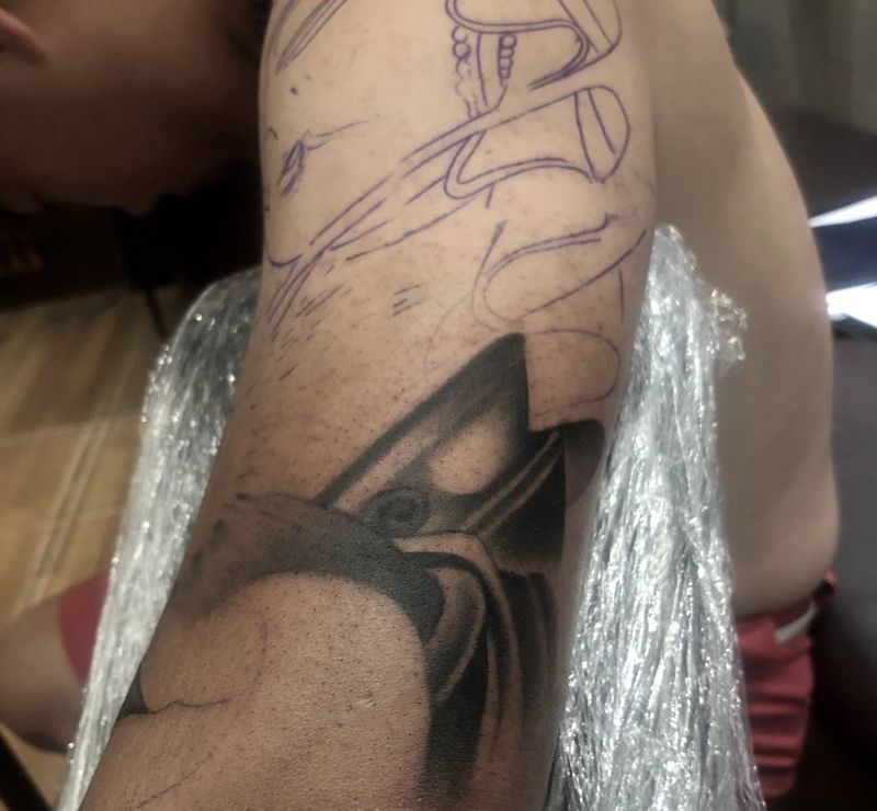 客户自带图纹身图片_手臂纹身图案