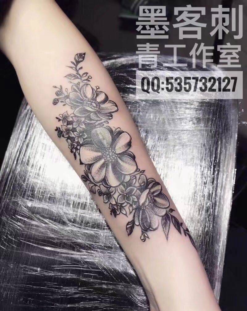 遮盖的作品纹身图片