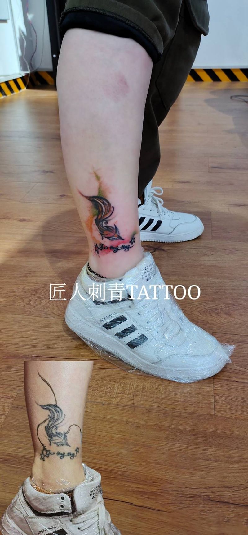 修改纹身图片_腿部纹身图案