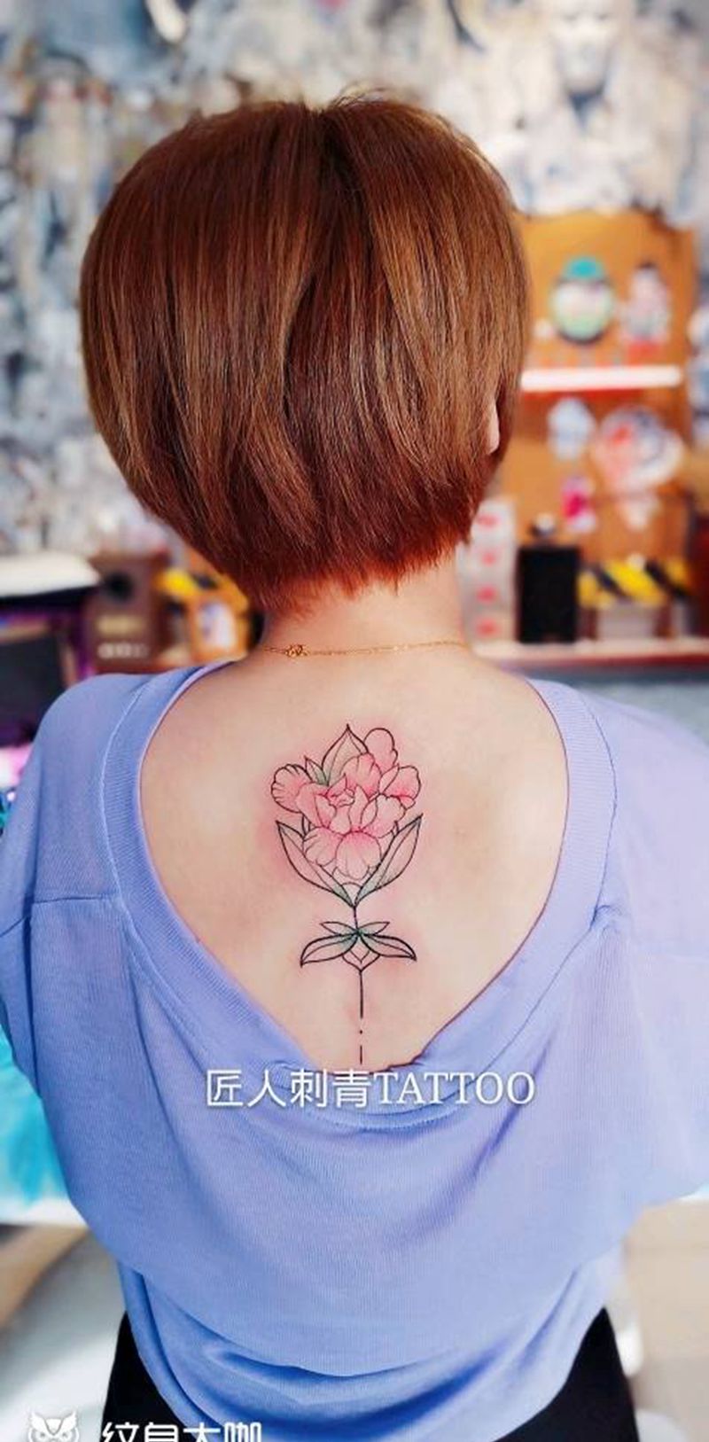 匠人刺青纹身图片_背部纹身图案