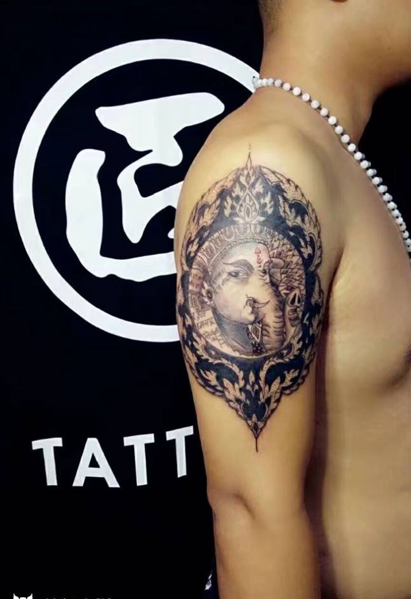 匠人刺青纹身图片_手臂纹身图案