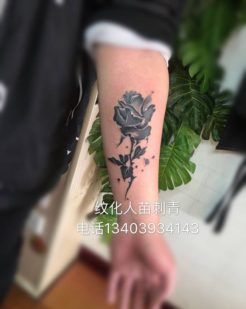 水墨纹身图片