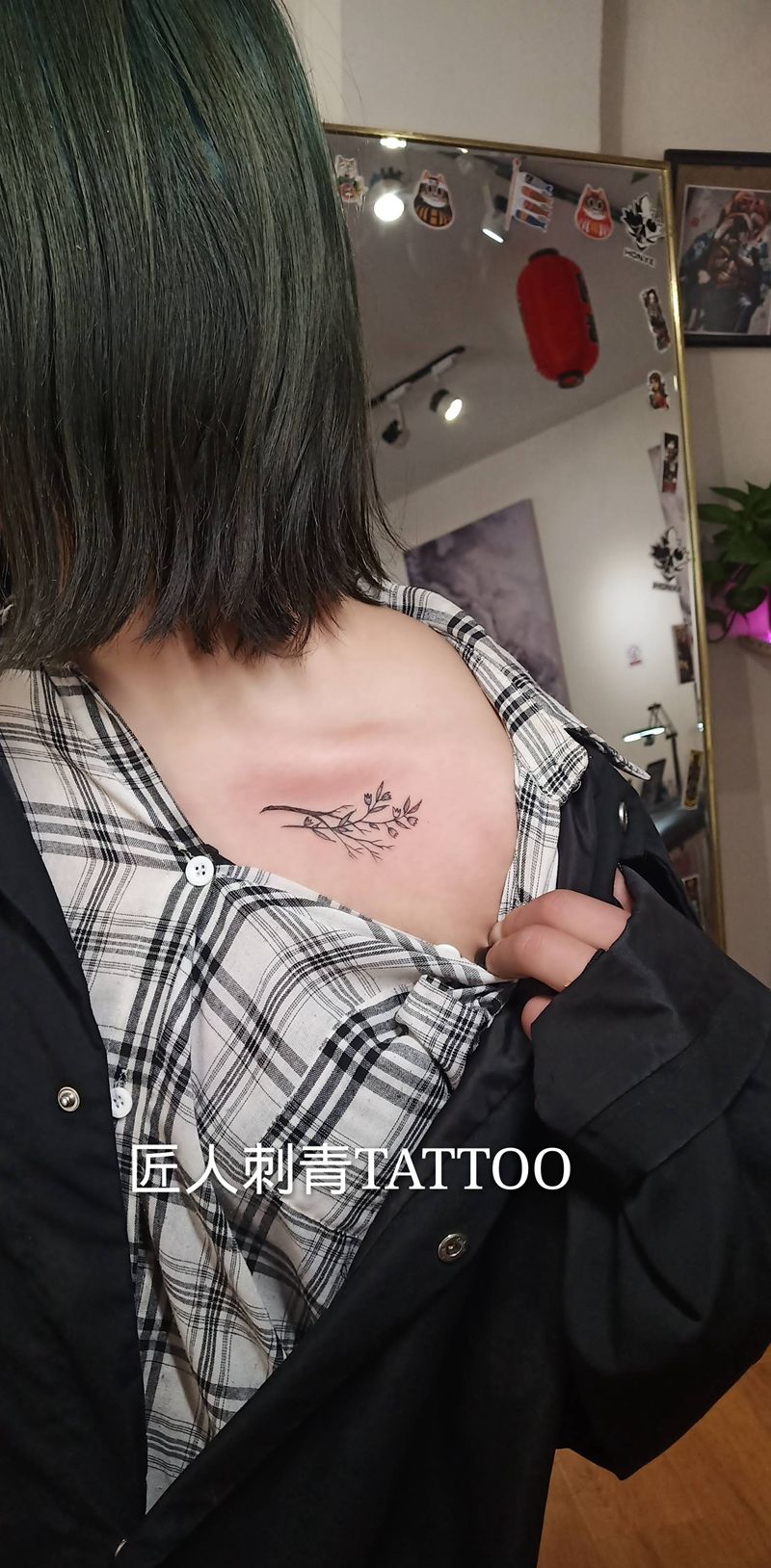 匠人刺青纹身图片_肩部纹身图案