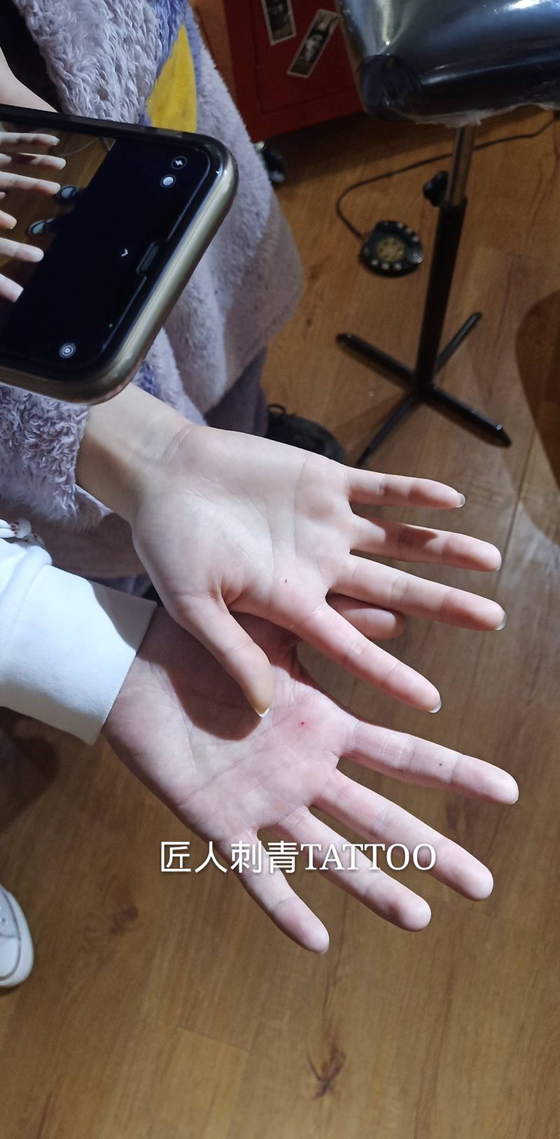 匠人刺青纹身图片_手部纹身图案