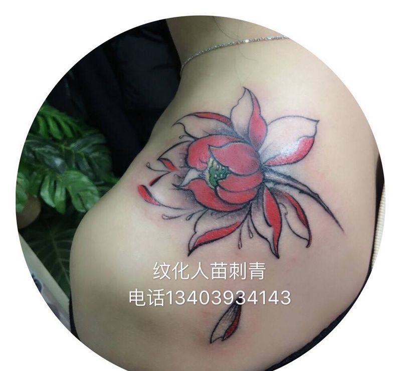 遮盖胎记纹身图片