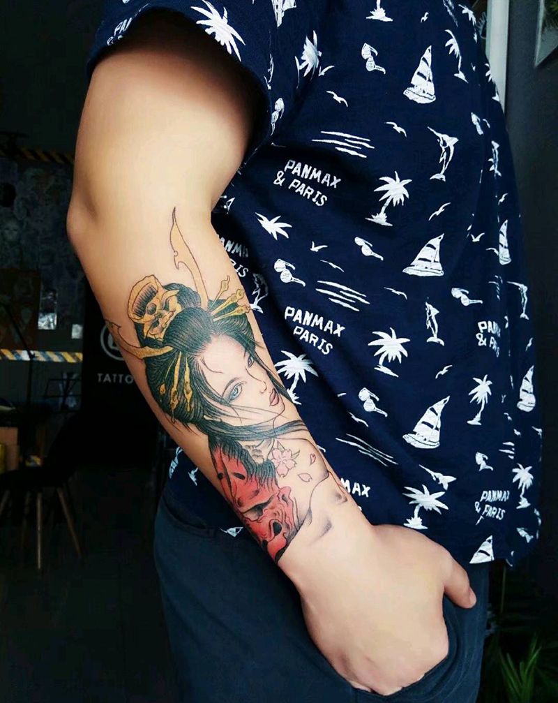 匠人刺青纹身图片_手臂纹身图案