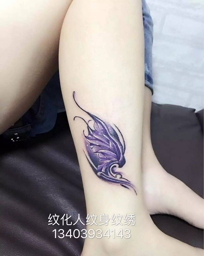 天使的翅膀纹身图片