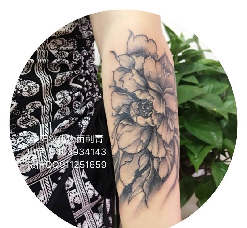 遮盖大面积疤痕纹身图片