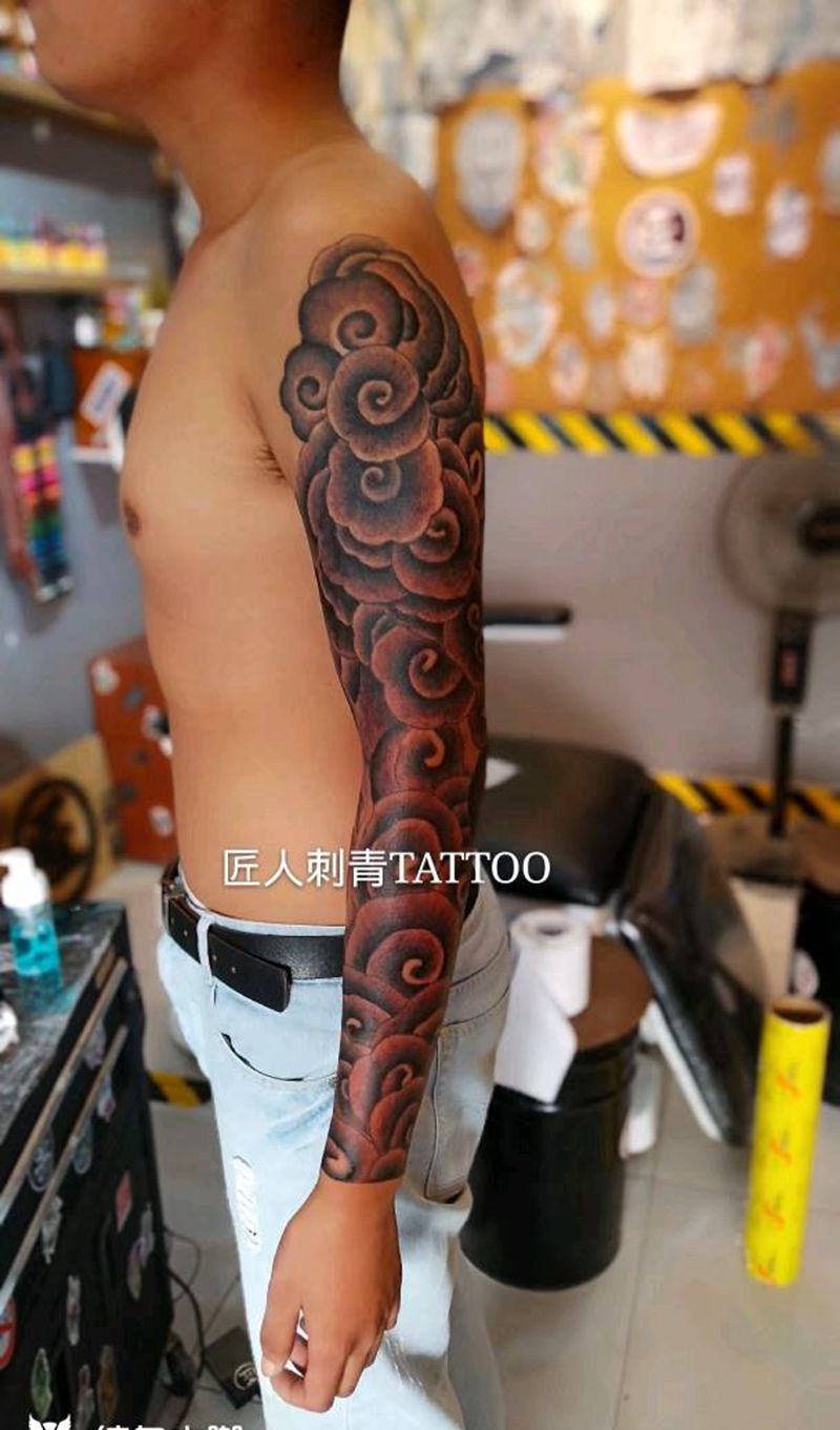 匠人刺青纹身图片_手臂纹身图案