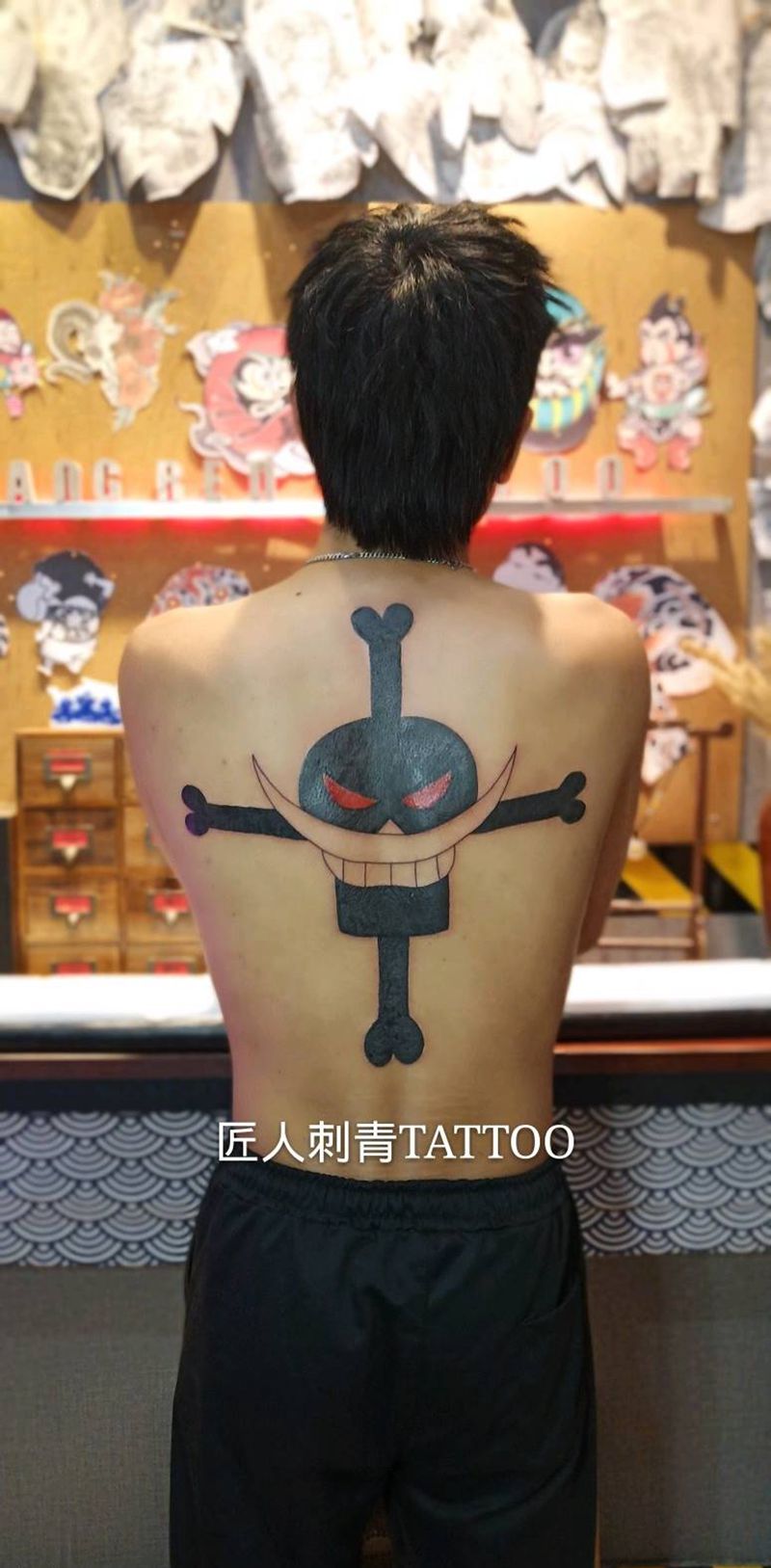 匠人刺青纹身图片_背部纹身图案