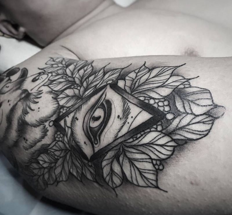 未完成纹身图片