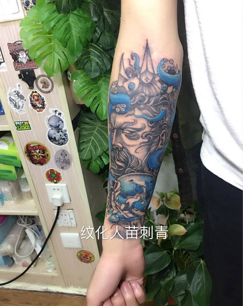海神纹身图片