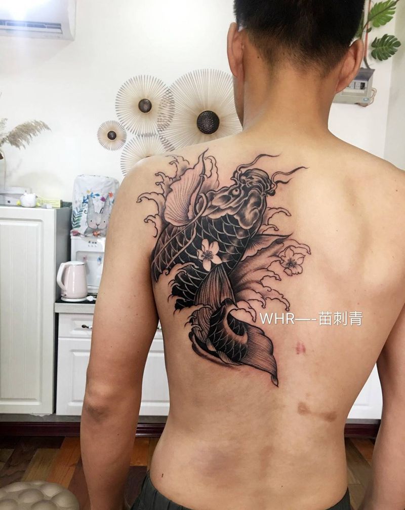 锦鲤纹身图片