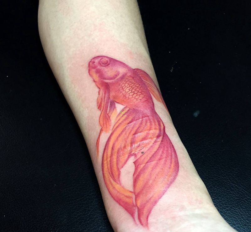 金鱼纹身图片
