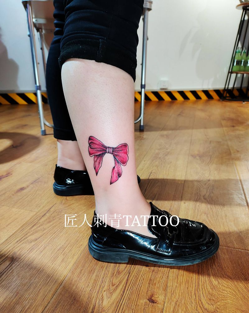 匠人刺青纹身图片_脚部纹身图案