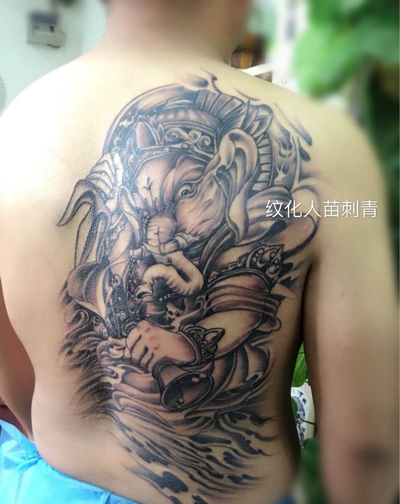 象神纹身图片