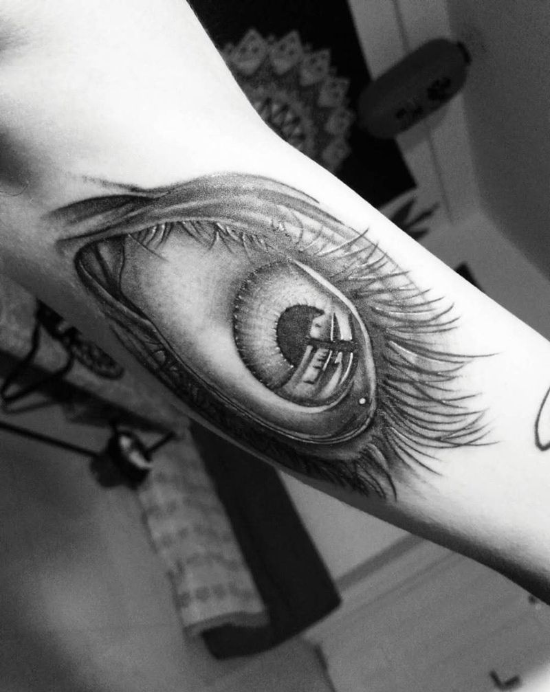 大眼睛！纹身图片