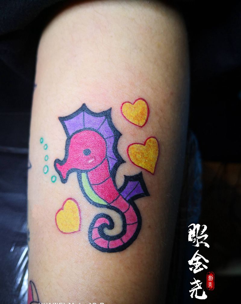 卡通纹身图片_手臂卡通纹身图案