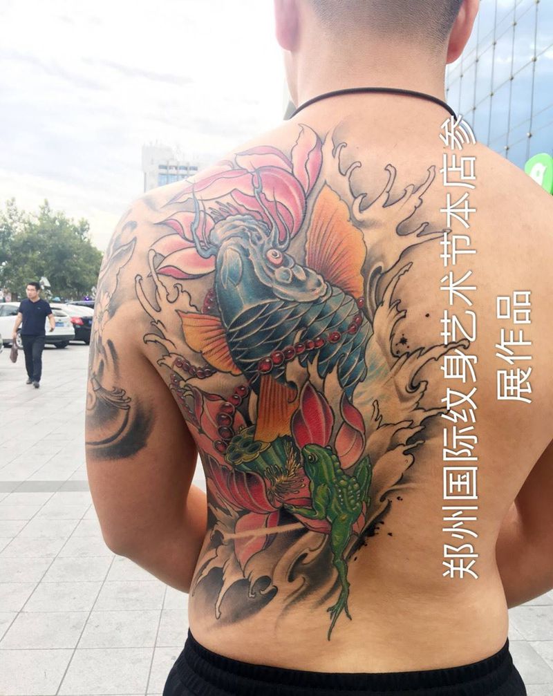 锦鲤纹身图片