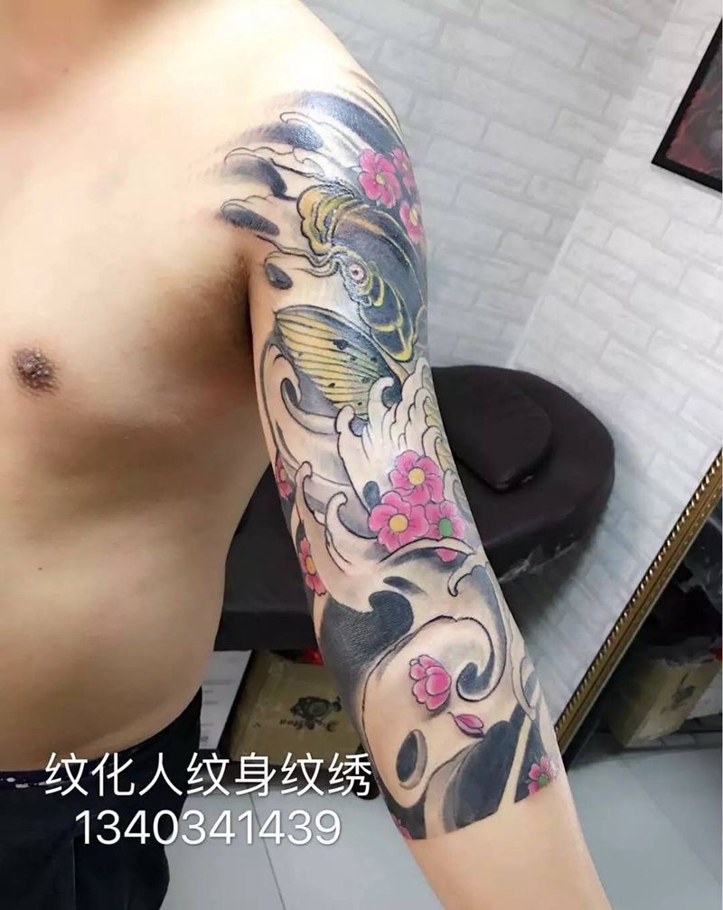 遮盖旧图纹身图片