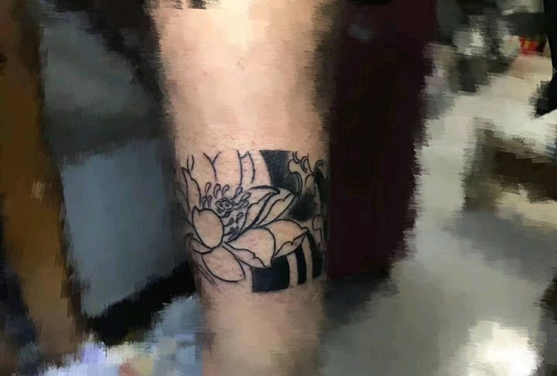 脚环未完纹身图片