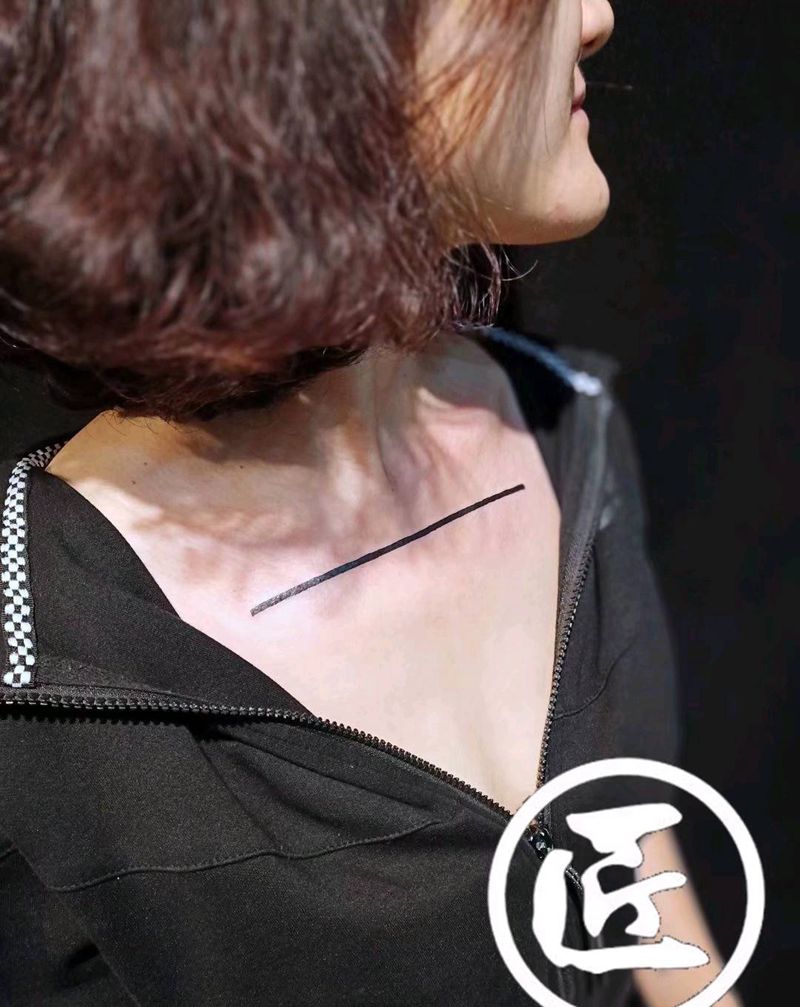 匠人刺青纹身图片_胸部纹身图案