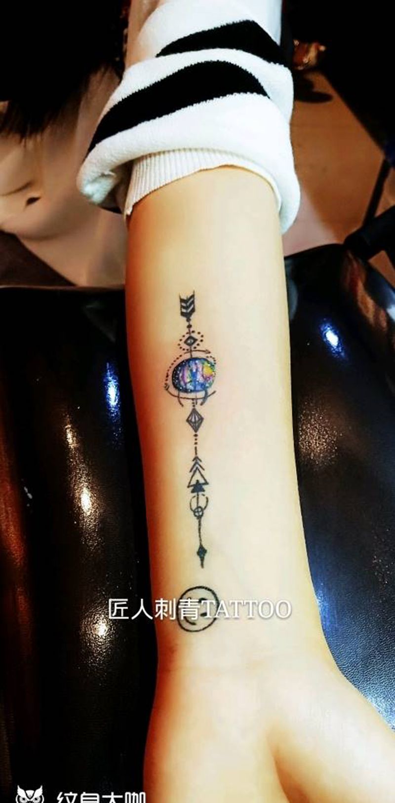 匠人刺青纹身图片_手臂纹身图案