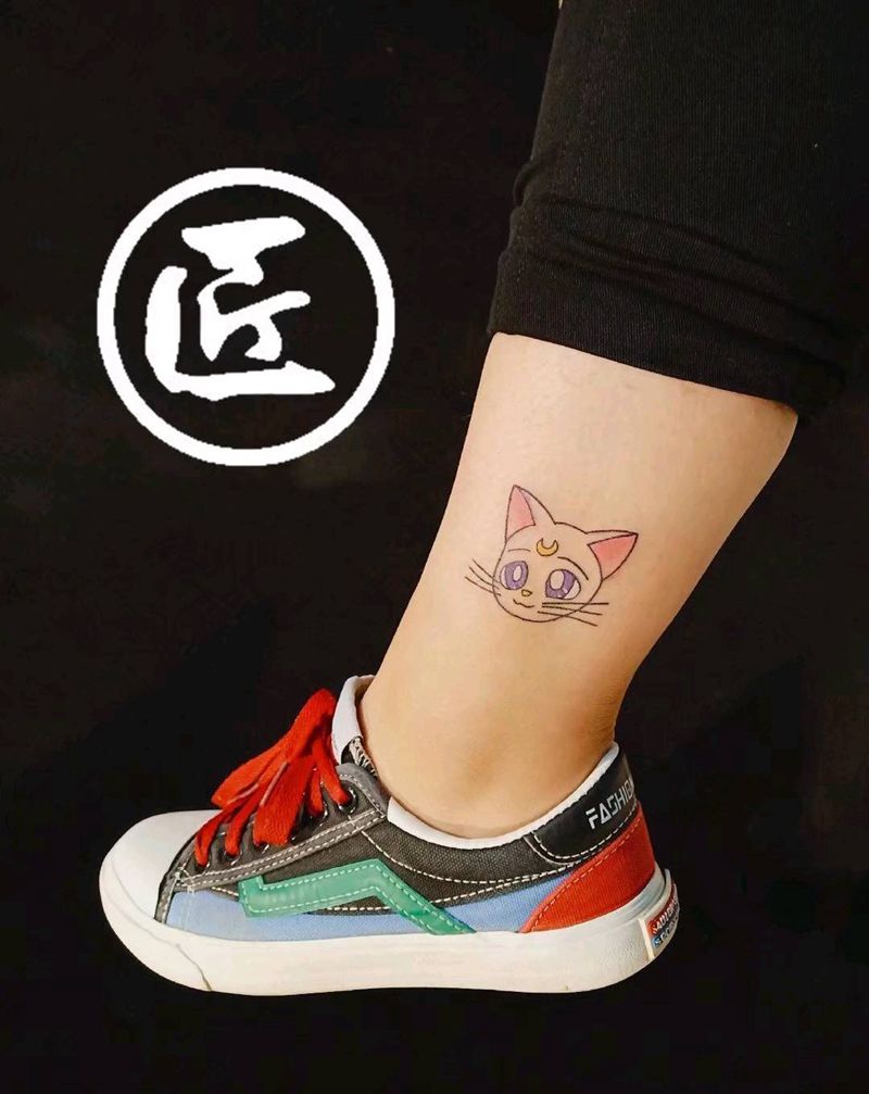 匠人刺青纹身图片_脚部纹身图案