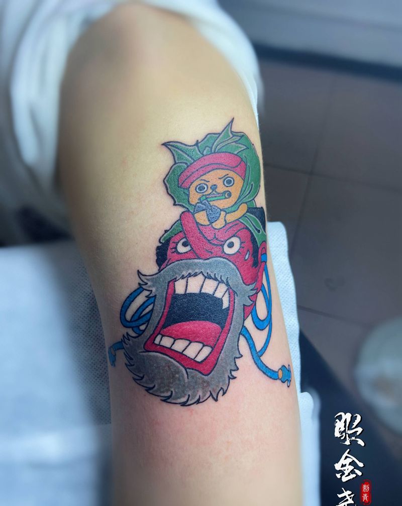 卡通纹身图片_手臂卡通纹身图案